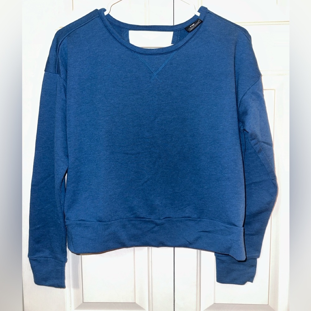 Blue Nike Crop Top